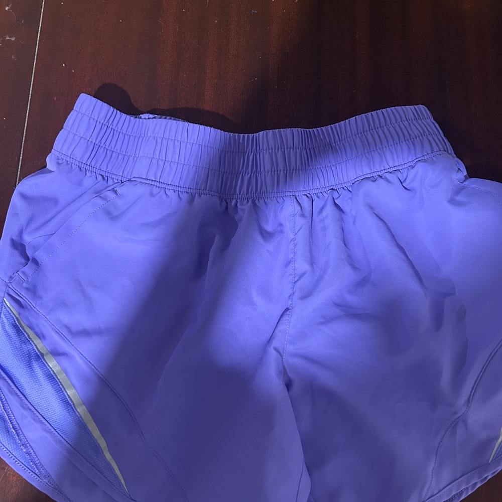 Athletic Works Purple Athletic Shorts Lightweight Elastic Waist
